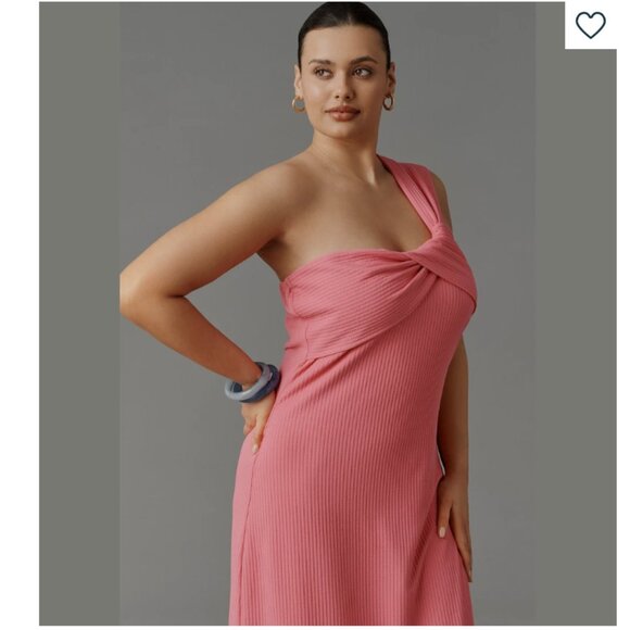 Anthropologie Porridge Antonia Twist-Front Ribbed Maxi Dress NWT - Picture 2 of 8